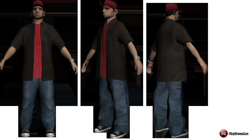 GTA SA "Dude in Converse and shirt"