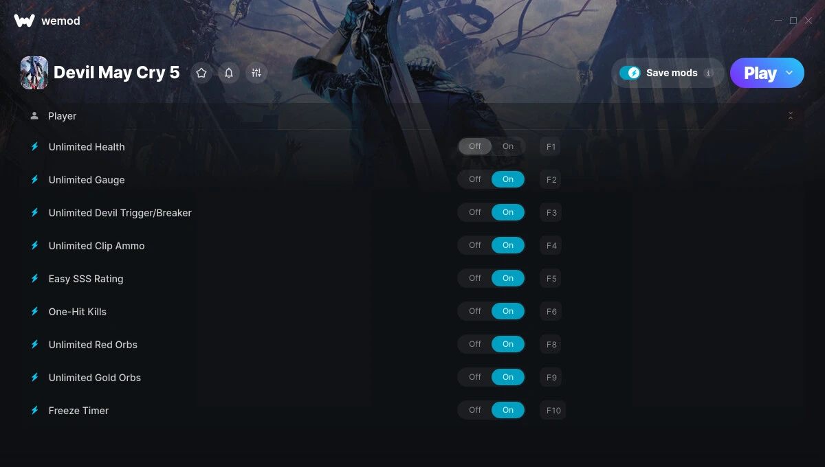 Devil May Cry 5 "Трейнер +18" [UPD: 25.10.2024] {MrAntiFun / WeMod}