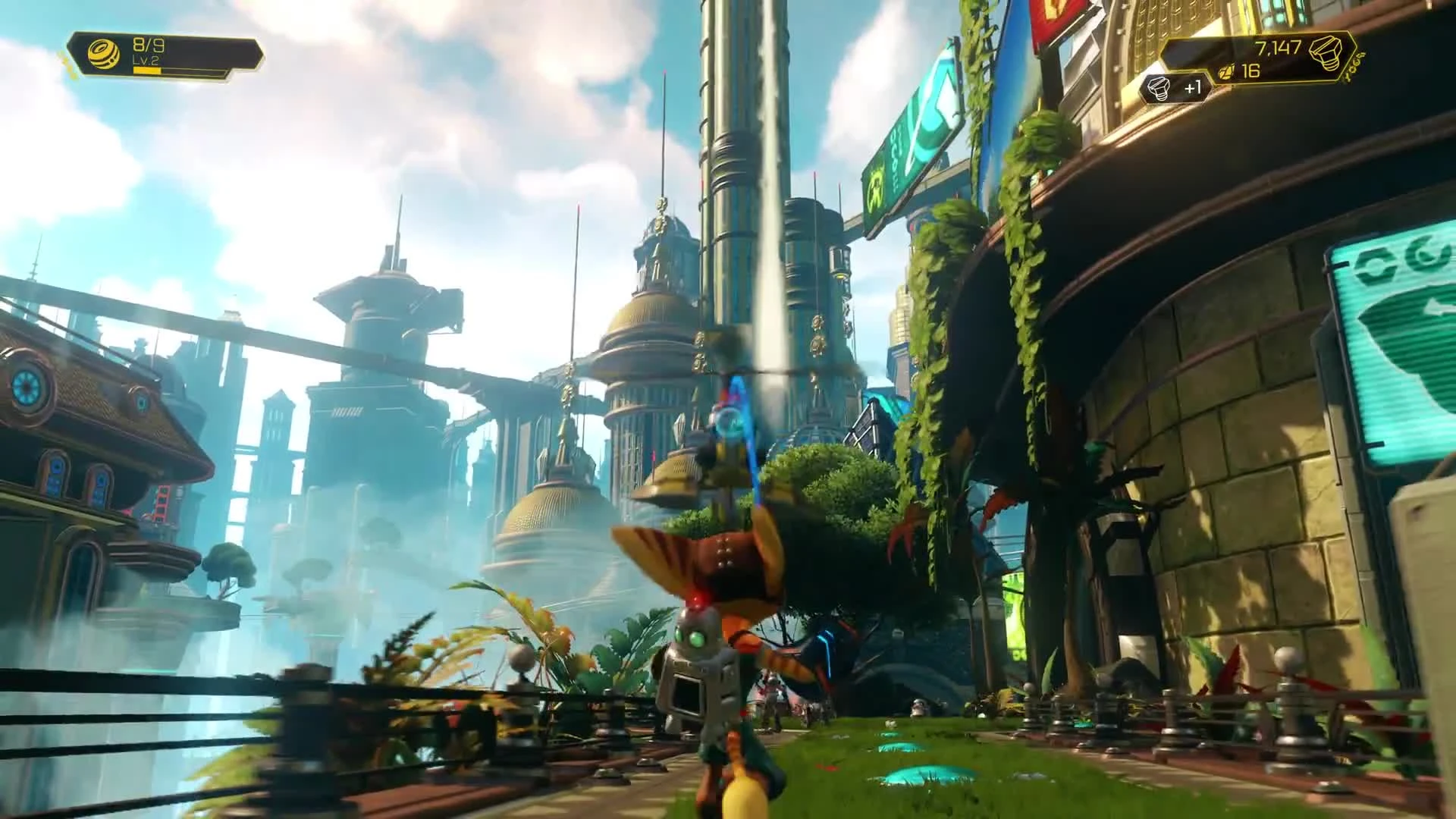 Ratchet & Clank "12 минут игрового процесса на PS4 Pro"