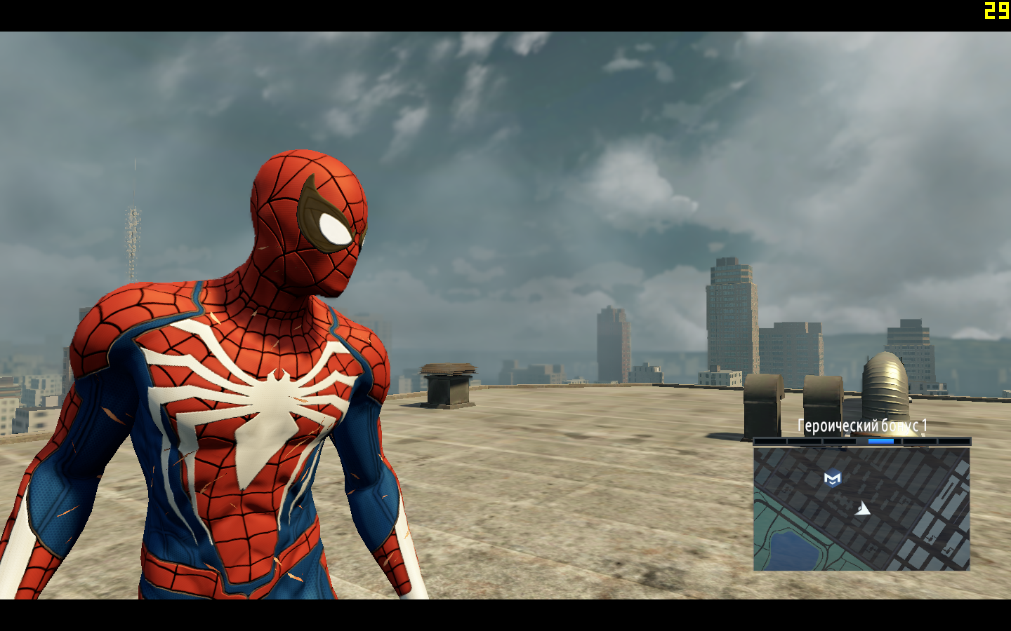 Скачать Amazing Spider-Man 2 "Обновленный скин пс4 v2" - Геймплей