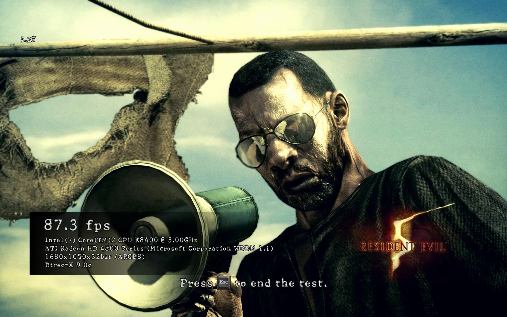 Resident Evil 5 Benchmark