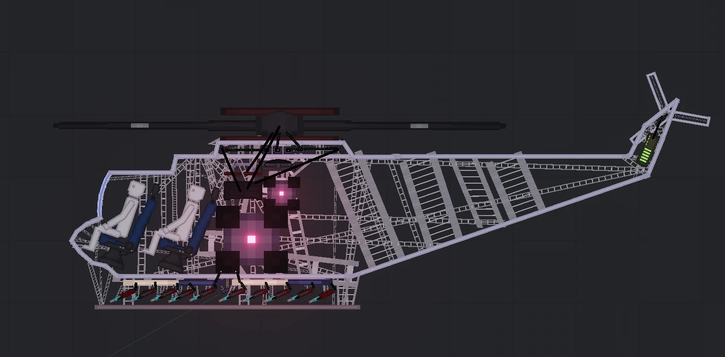 People Playground "Вертолёт с ракетами" [1.28.2a+]