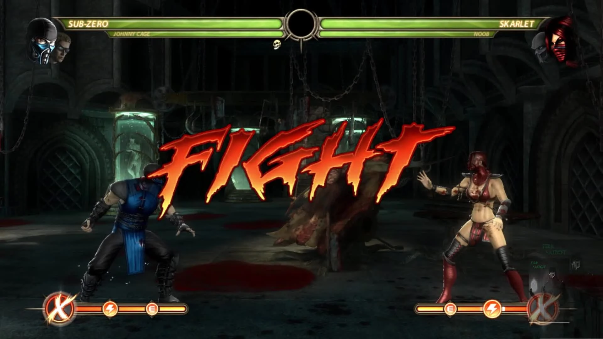 Mortal Kombat (2011) - Стойка Саб Зиро после победы