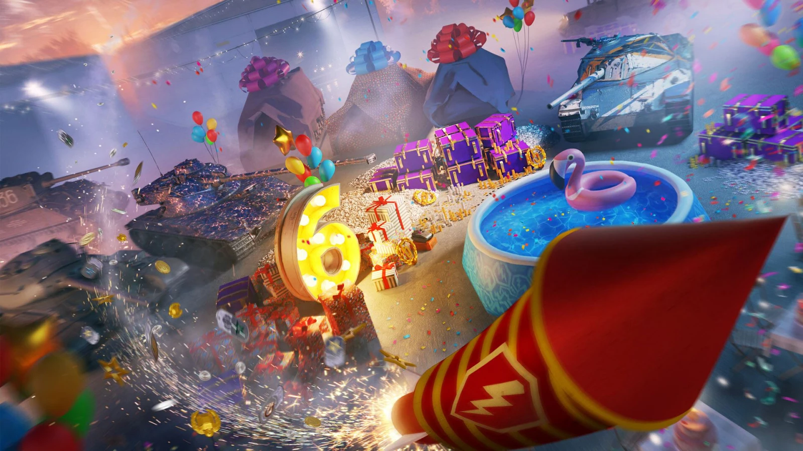 World of Tanks Blitz отмечает шестой день рождения, а мы дарим ключи!