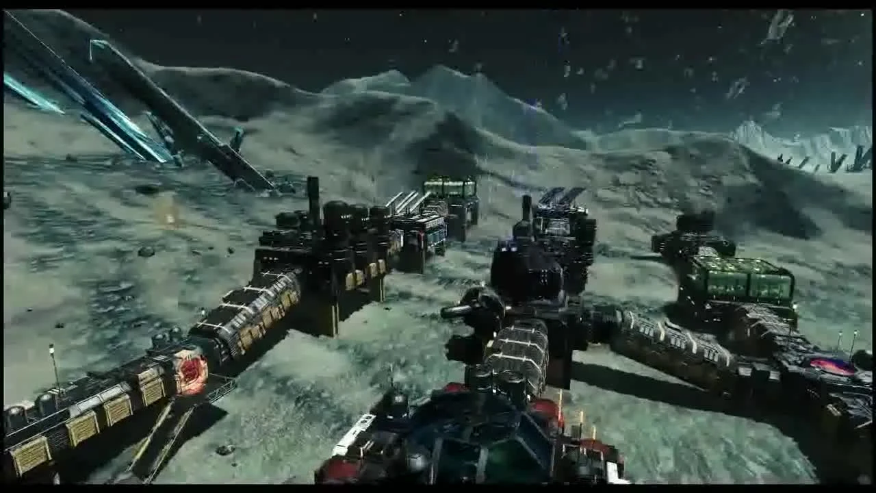 Первая демонстрация игрового процесса Asteroids: Outpost