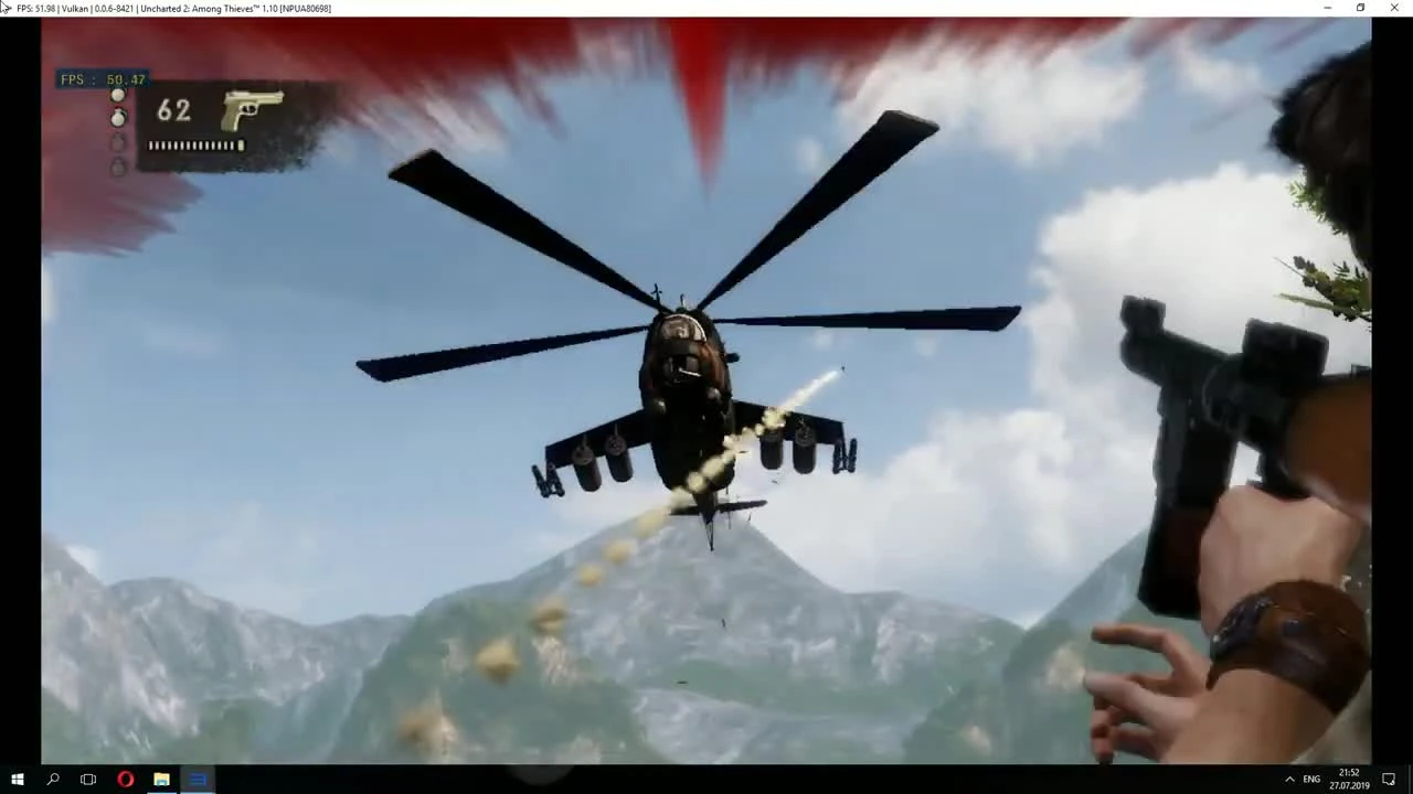 Uncharted 2 - идет в 30-60фпс на эмуляторе PS3!