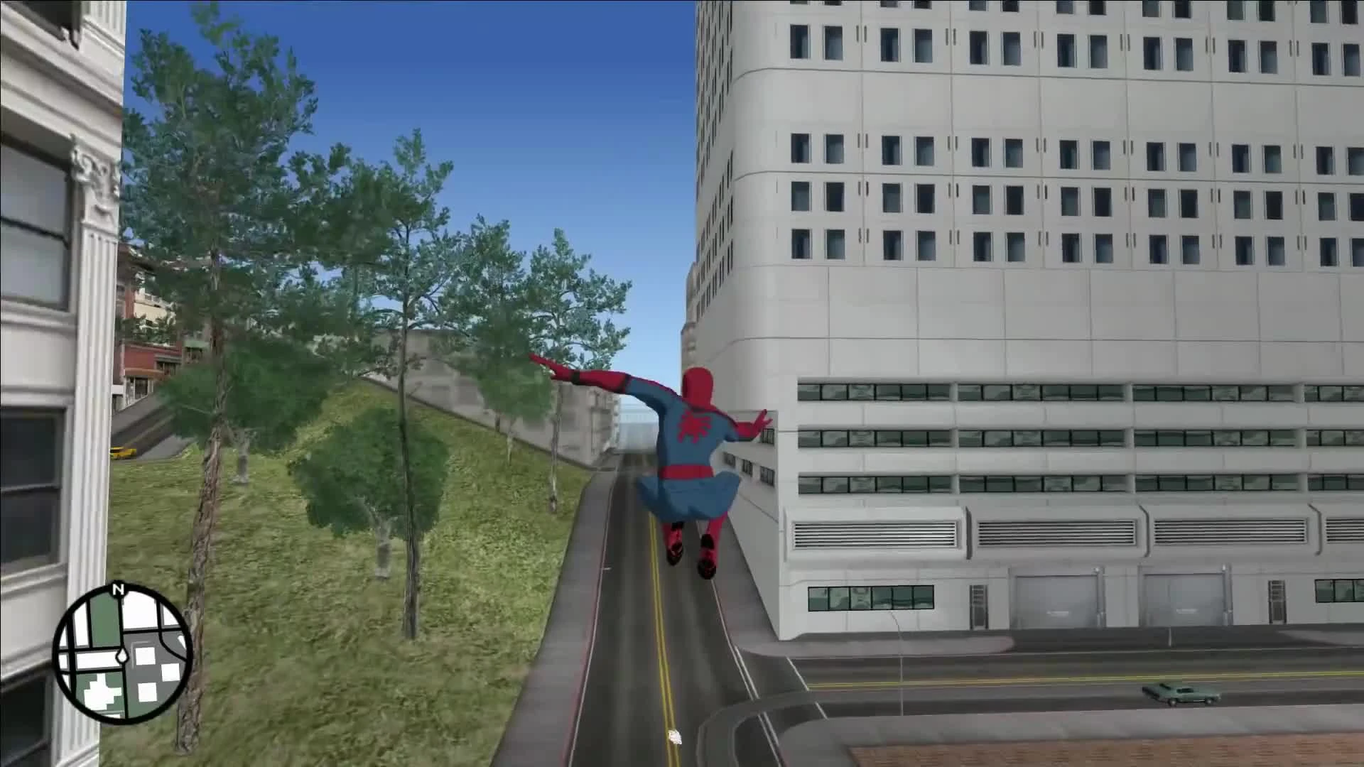 GTA: San Andreas - мод на Человека-паука - геймплей