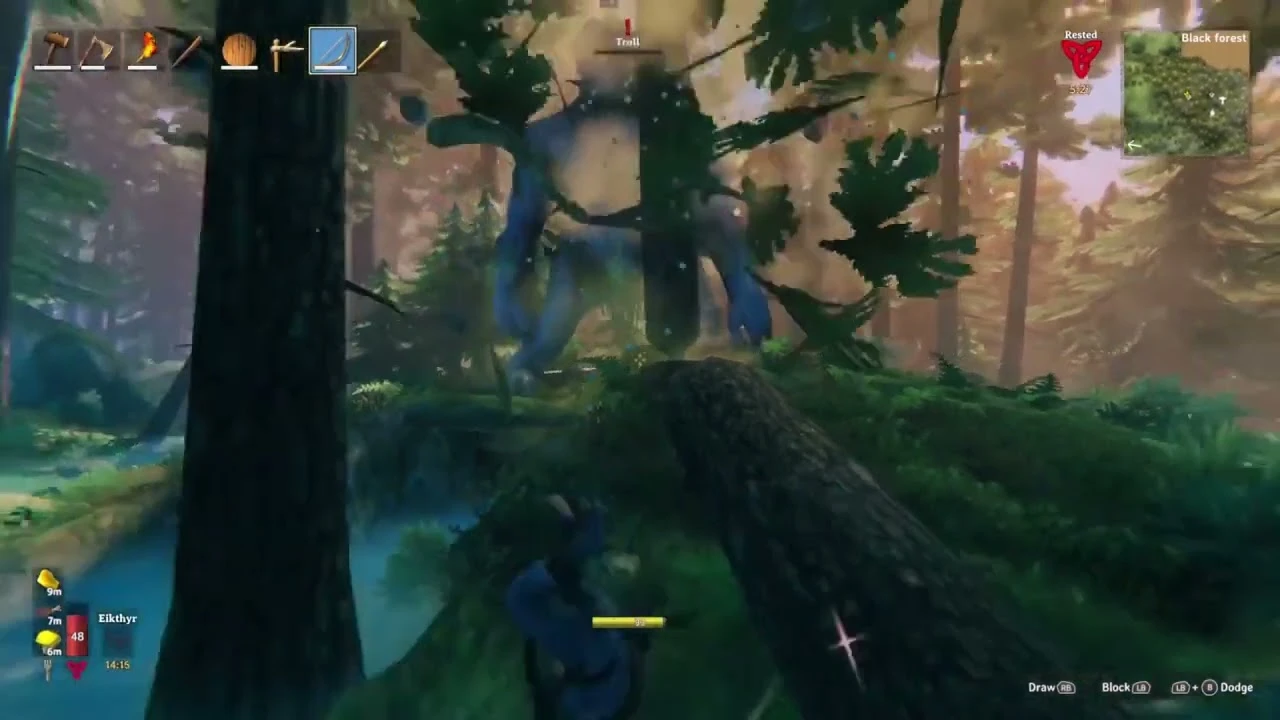 Деревья в Valheim настолько суровы, что даже тролли не могут устоять перед ними