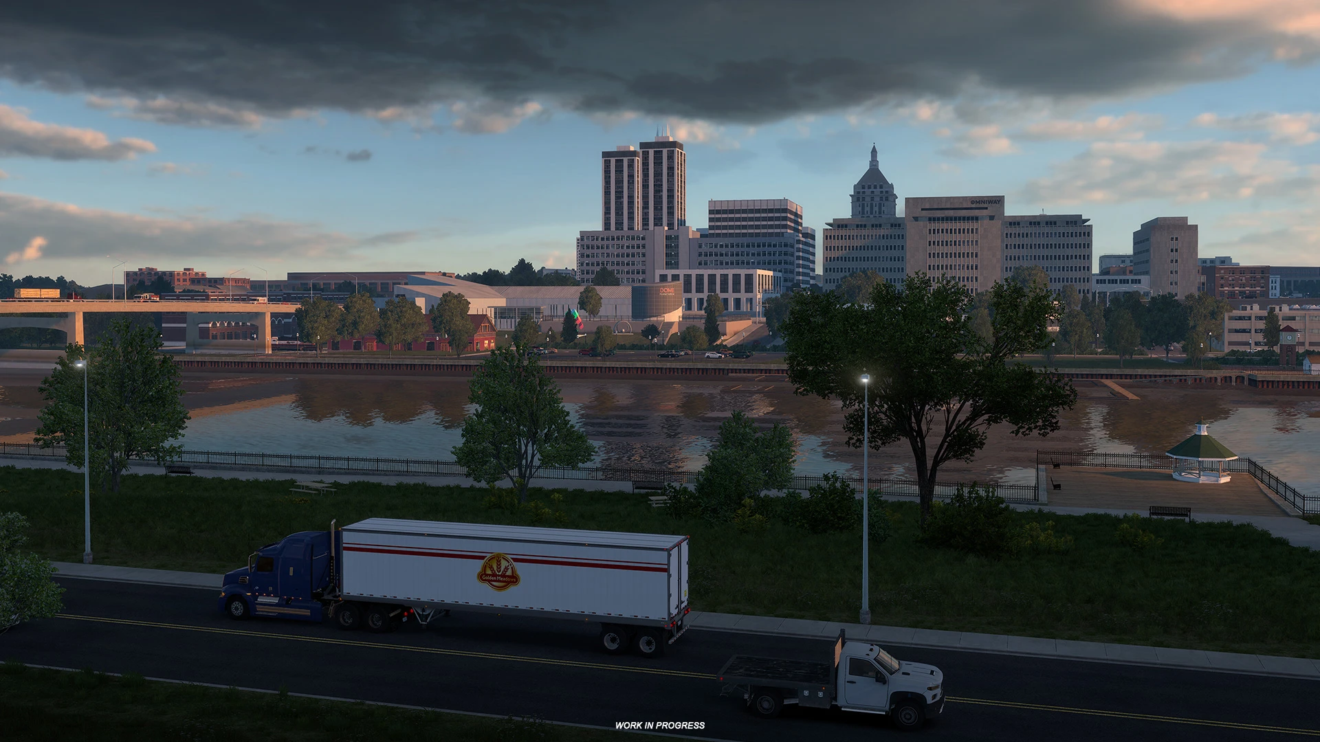 Новые скриншоты из будущего DLC Иллинойс для American Truck Simulator - Пеория