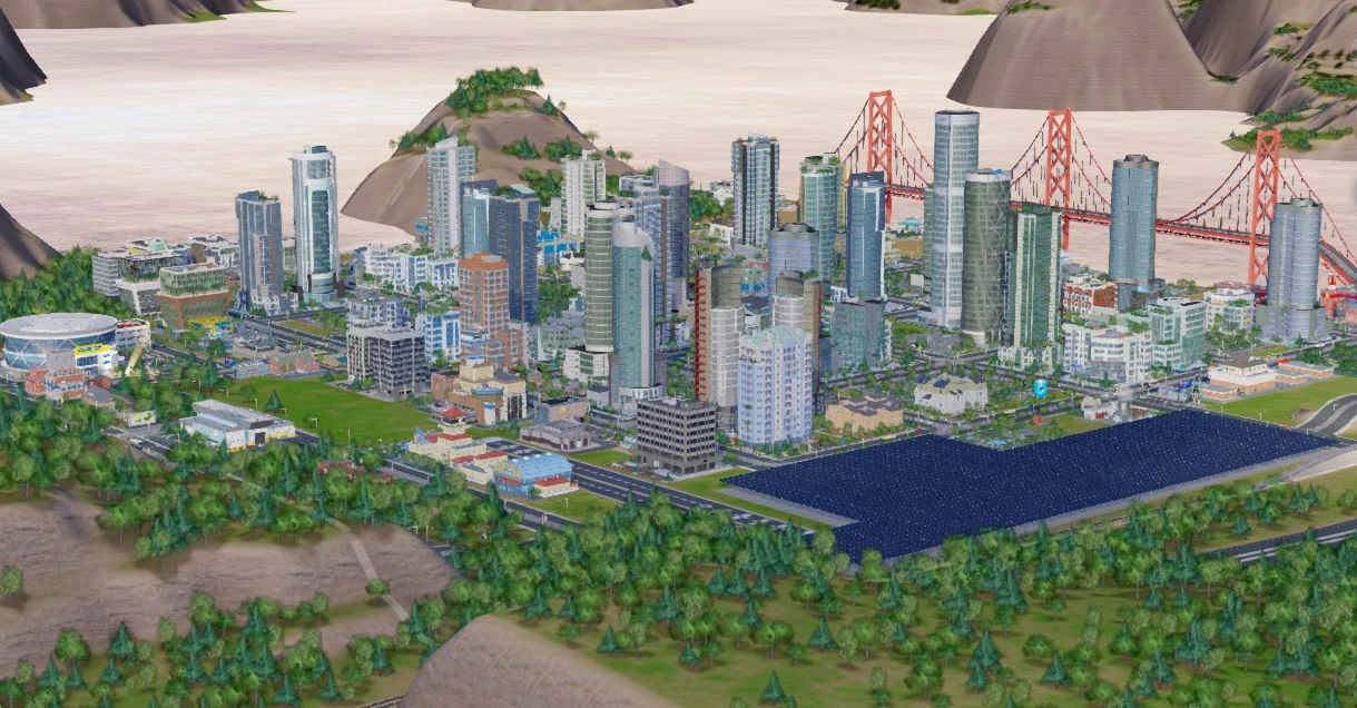 SimCity (2013) "Городок"
