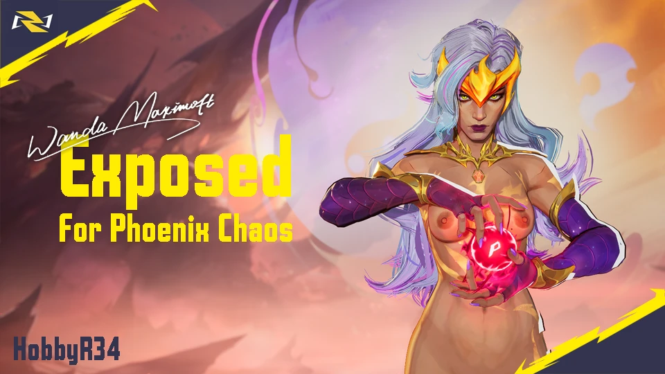 Marvel Rivals "Обнаженная Алая Ведьма, разные варианты"