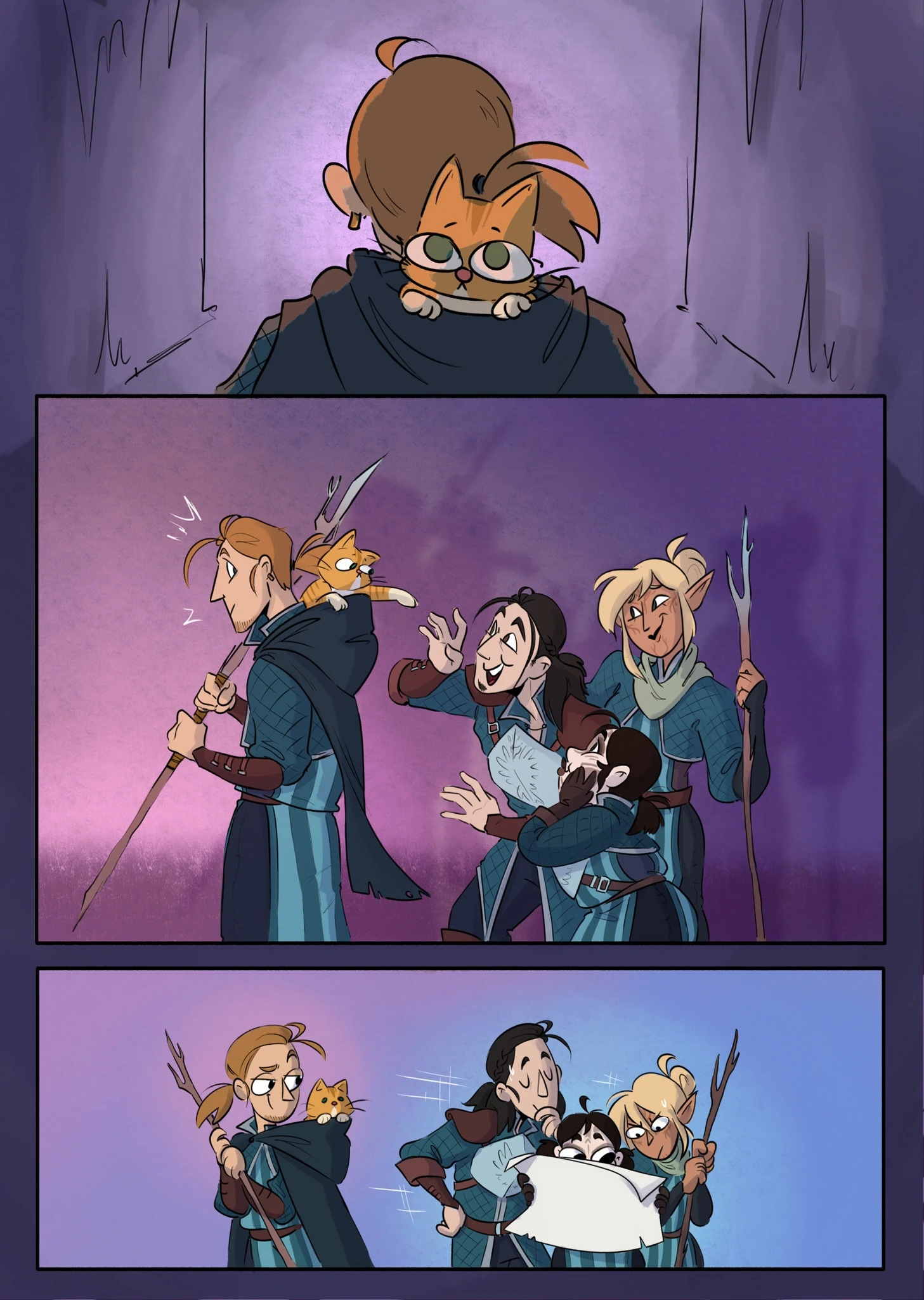 Орден Серых Стражей любит котиков