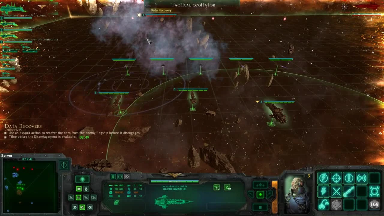 Battlefleet Gothic Armada "прохождение на русском The Exterminatus глава 3 Ч2 обзор "