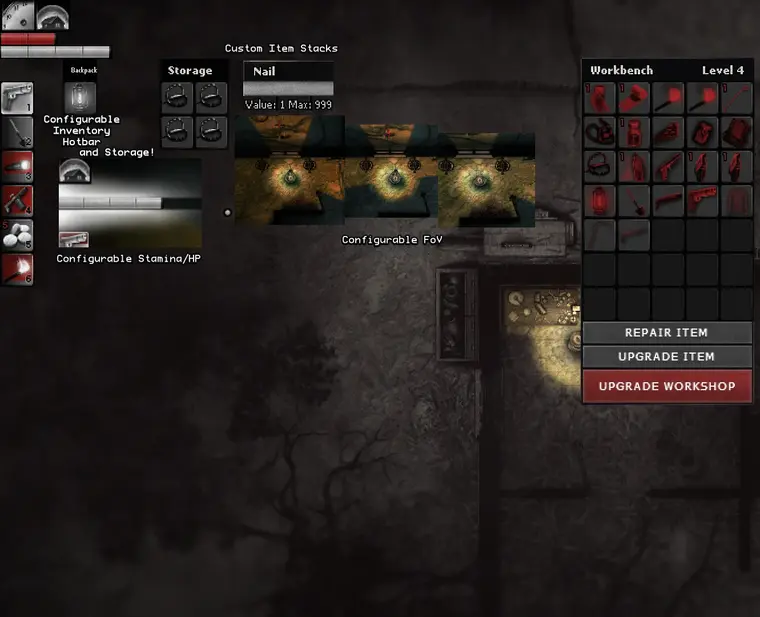 Darkwood "Customizer - Редактор игрока, предметов, инвентаря и игровых механик" [1.5.3] {amione}