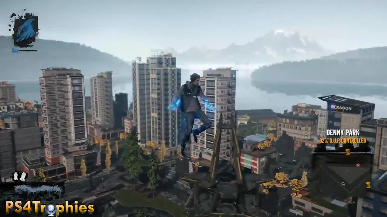 inFamous: Second Son "Оставаться в воздухе в течение 45 секунд (Достижение)"