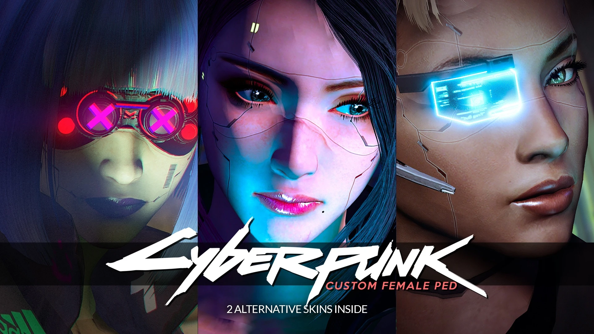 Grand Theft Auto 5 "Cyberpunk-esque Custom Female Ped [Add-on Ped | Replace] v1.1"