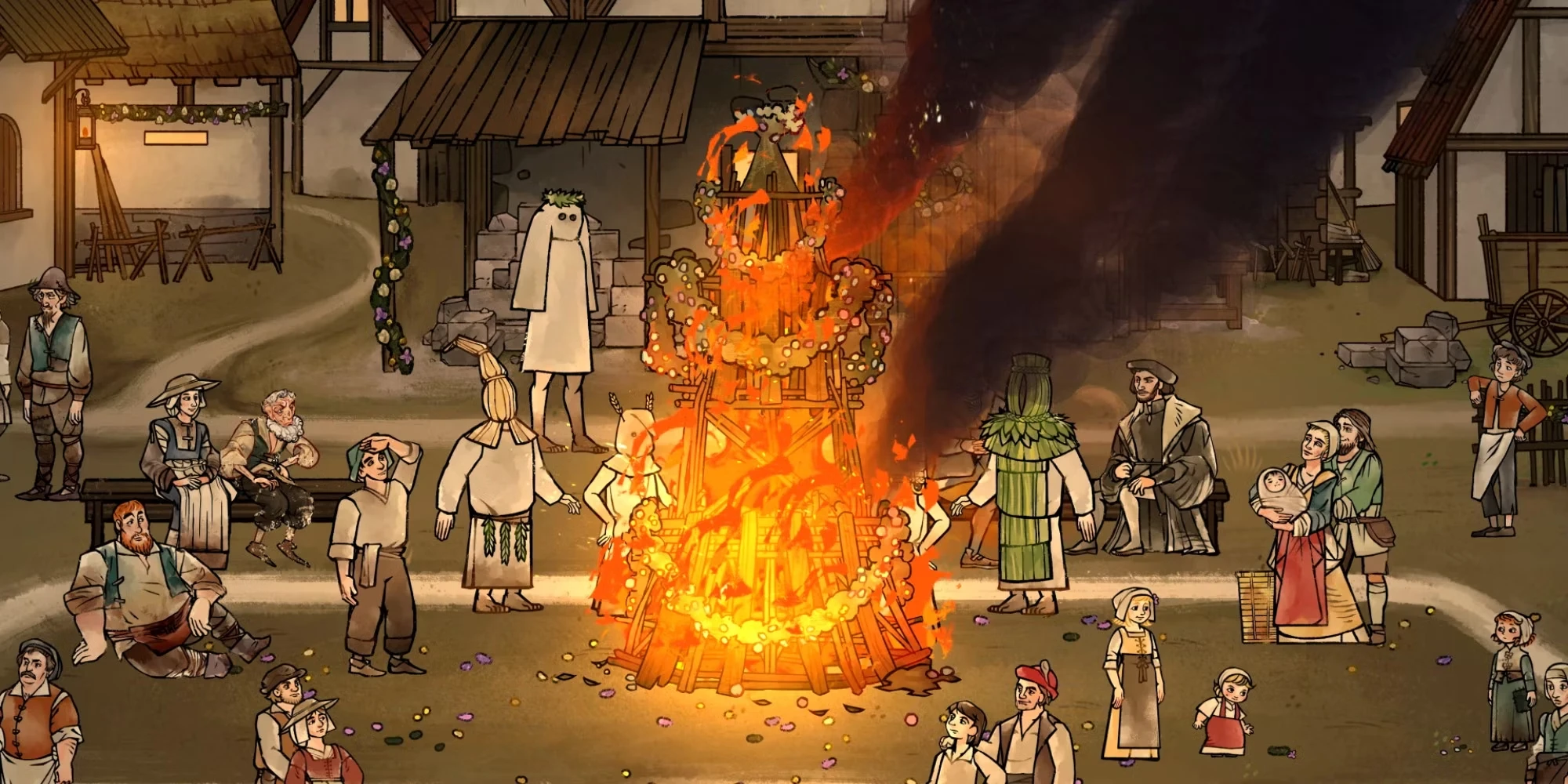 Xbox отмечает предстоящее появление Pentiment в Game Pass серией "средневековых" рисунков