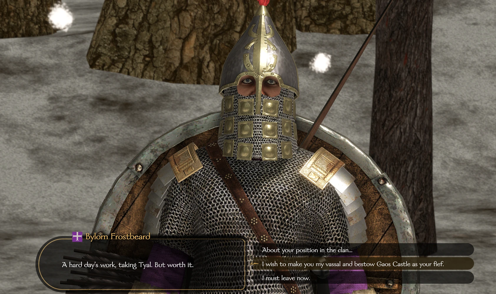 Mount & Blade 2: Bannerlord "Мод позволяющий сделать любого компаньона вассалом"