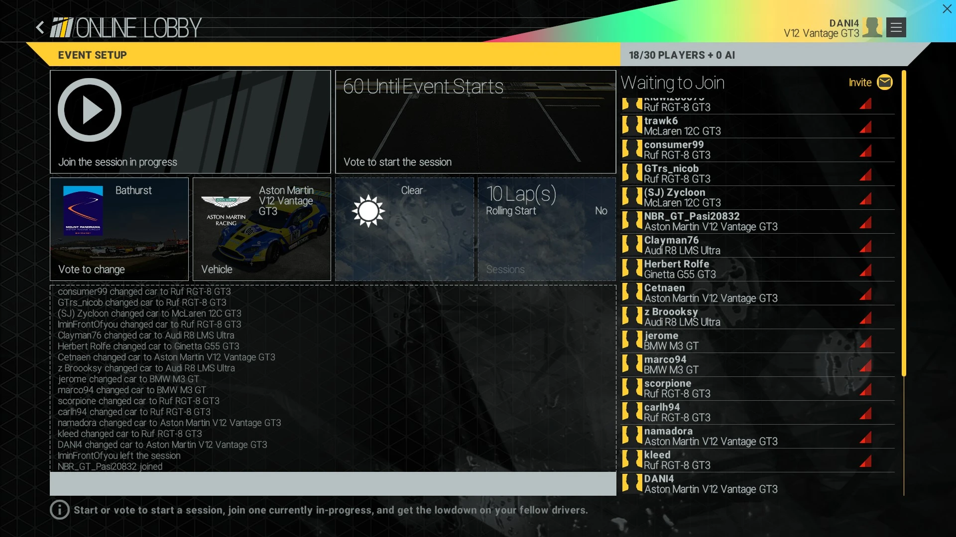 Project CARS - Онлайн