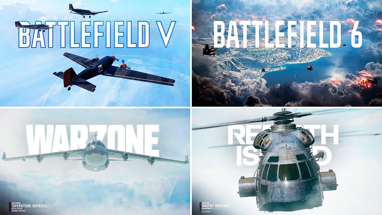 Battlefield 6 против Call of Duty: Warzone - битва королевских режимов