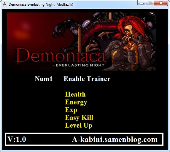 Demoniaca: Everlasting Night: Трейнер/Trainer (+5) [1.0] {Abolfazl.k}