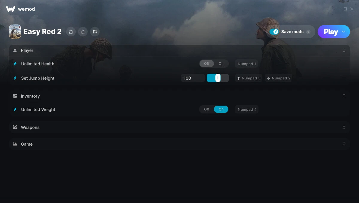 Easy Red 2 "Трейнер +6" [UPD: 15.06.2025] {STiNGERR / WeMod}