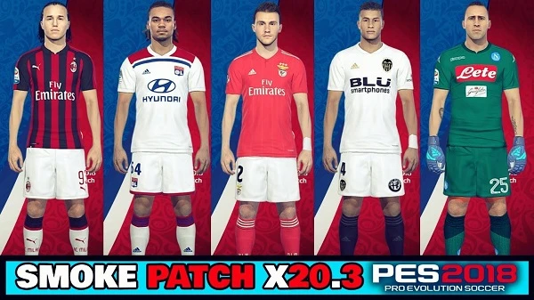 PES 2018 "Option File for Smoke Patch X23 23.08.2018"