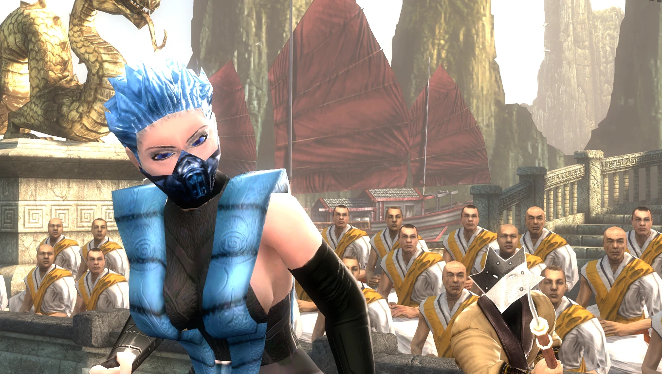 Mortal Kombat "DLC Costume Frost MKX (All Versions) 2.1"