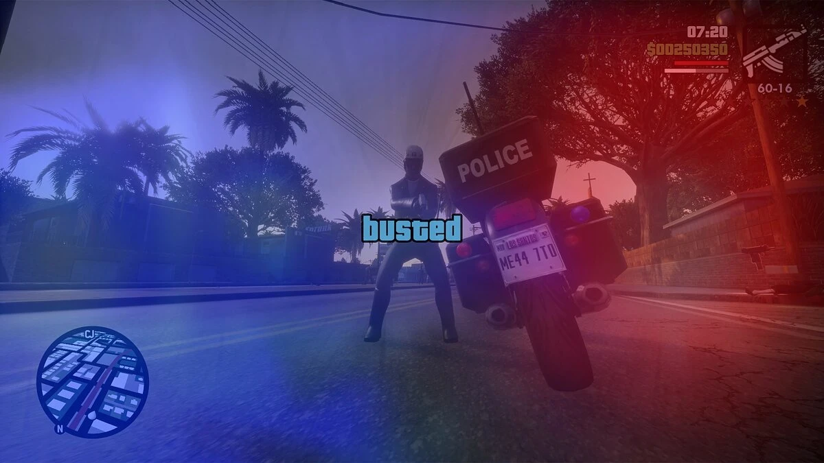 Grand Theft Auto: The Trilogy (San Andreas) "Оружие остается после смерти и ареста"