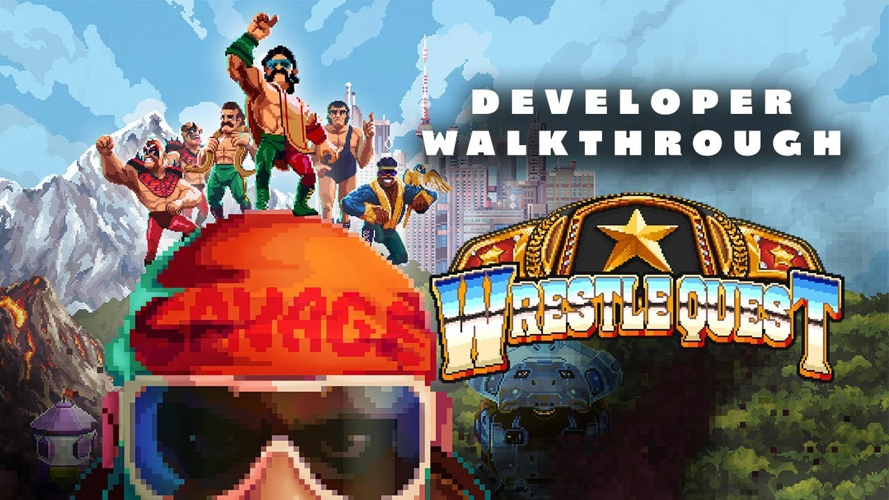 16 минут геймплея ролевой игры WrestleQuest