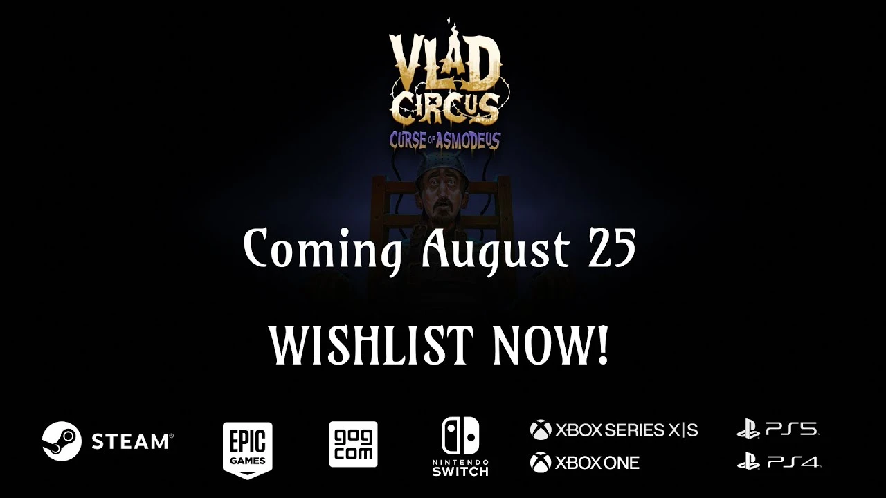 Проклятие цирка Влада оживает: хоррор-квест Vlad Circus: Curse of Asmodeus выходит в конце августа