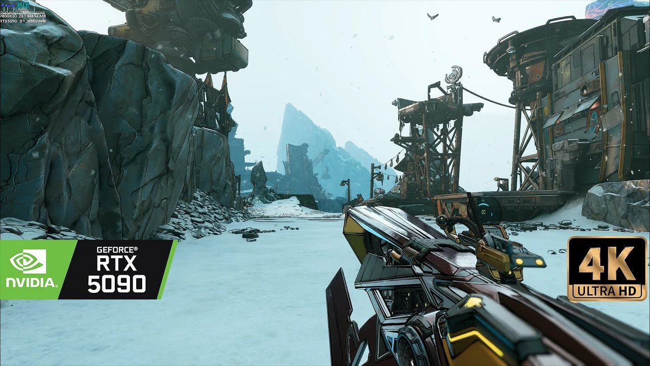Borderlands 4 на RTX 5090 - 4K180 и U+ мод: плавнее некуда
