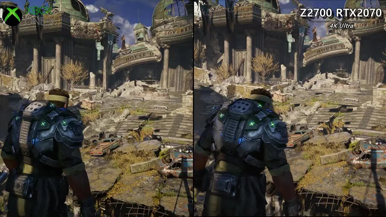 Сравнение графики и производительности Gears 5 между X1X, X1S и PC