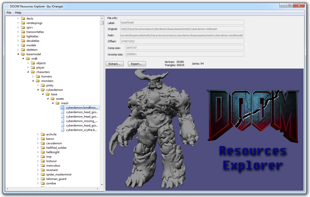 Doom 4 "DooM Resources Explorer 0.4"
