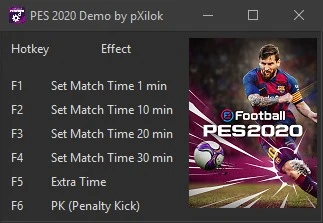 eFootball PES 2020: Трейнер/Trainer (+6) [DEMO] {pXilok}