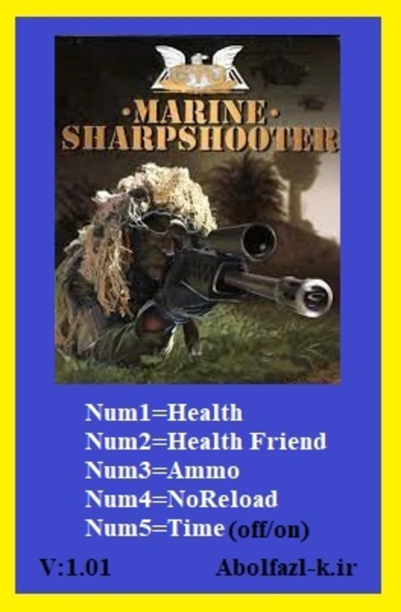 Marine Sharpshooter "Трейнер +5" [1.01] {Abolfazl.k}