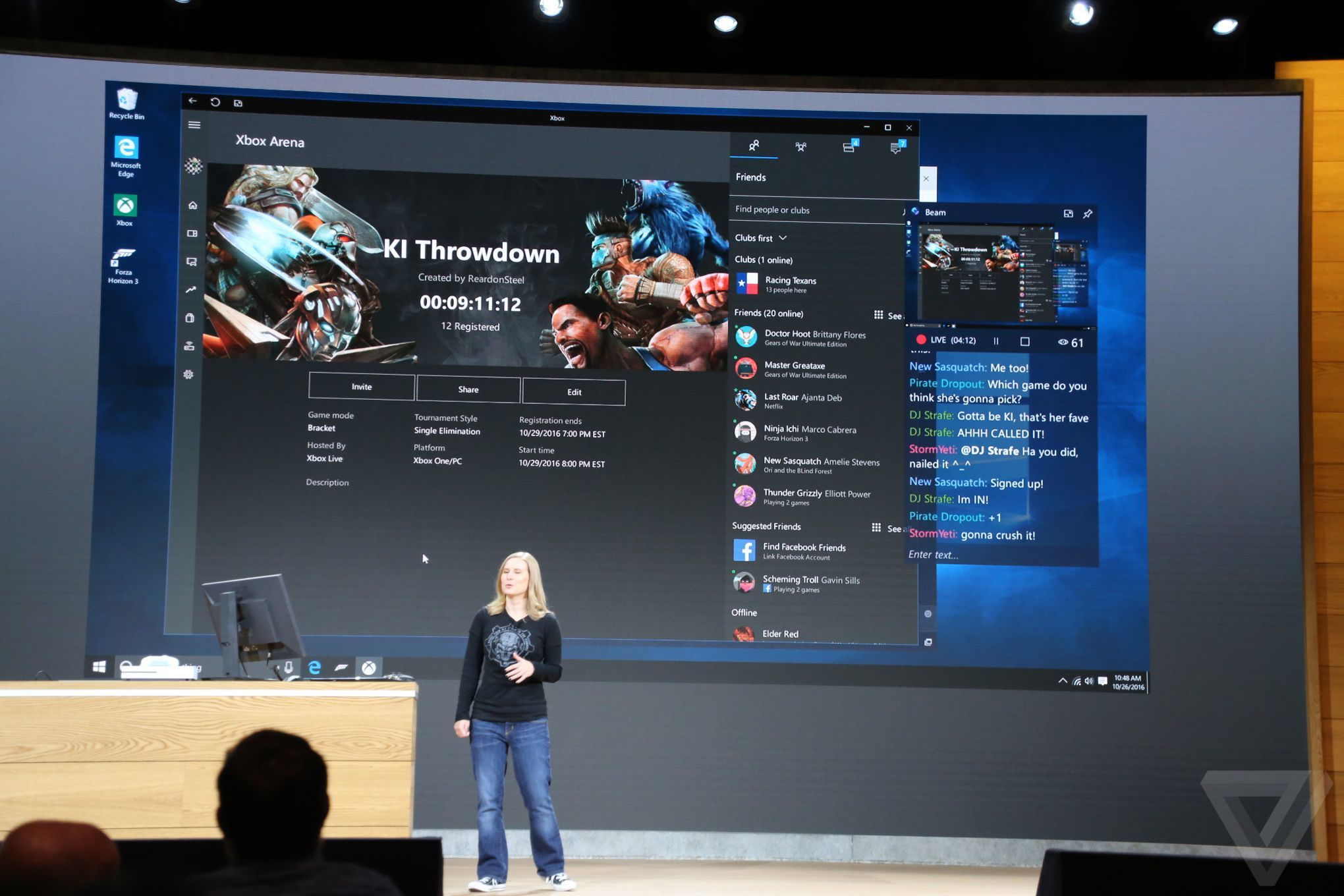 В консоли Xbox One и Windows 10 появится функция прямых трансляций игр