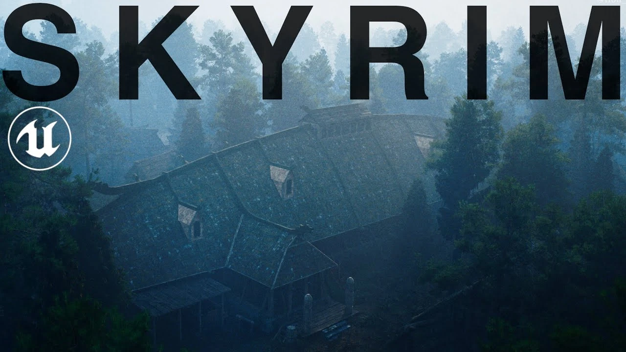 Энтузиаст воссоздал Фолкрит из The Elder Scrolls V: Skyrim на Unreal Engine 5
