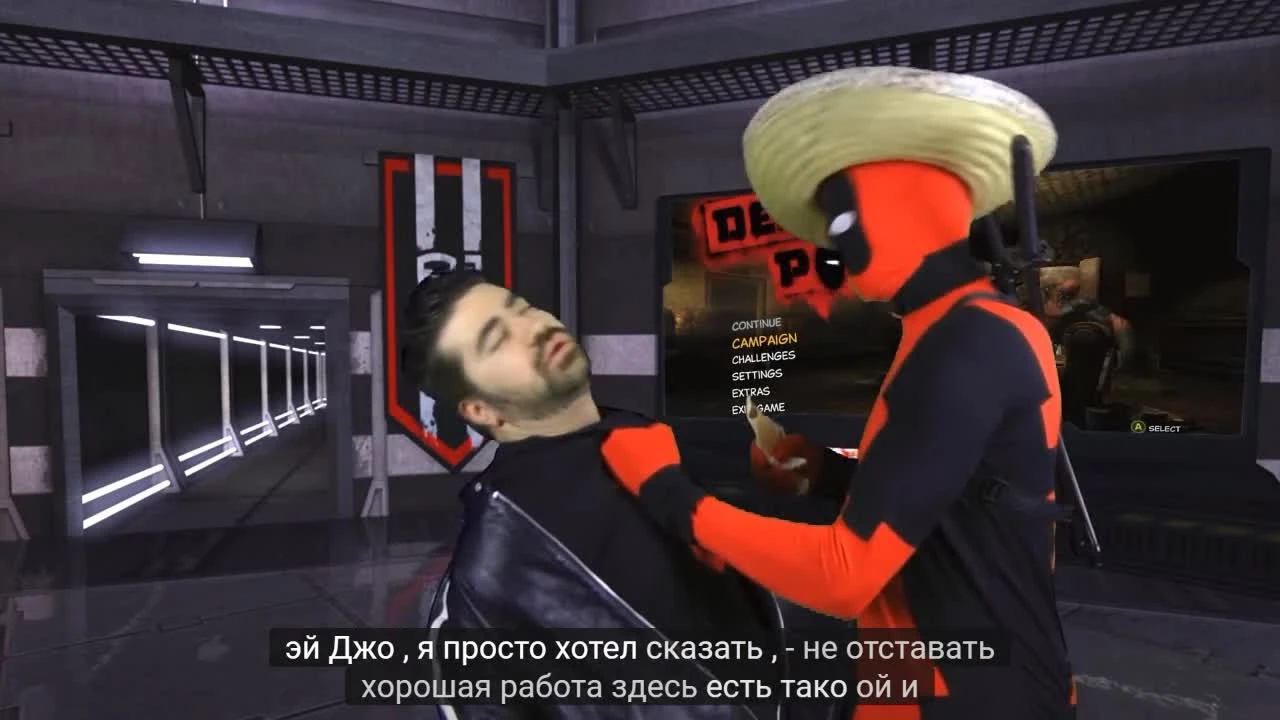 Deadpool - обзор от Angry Joe [auto rus sub]