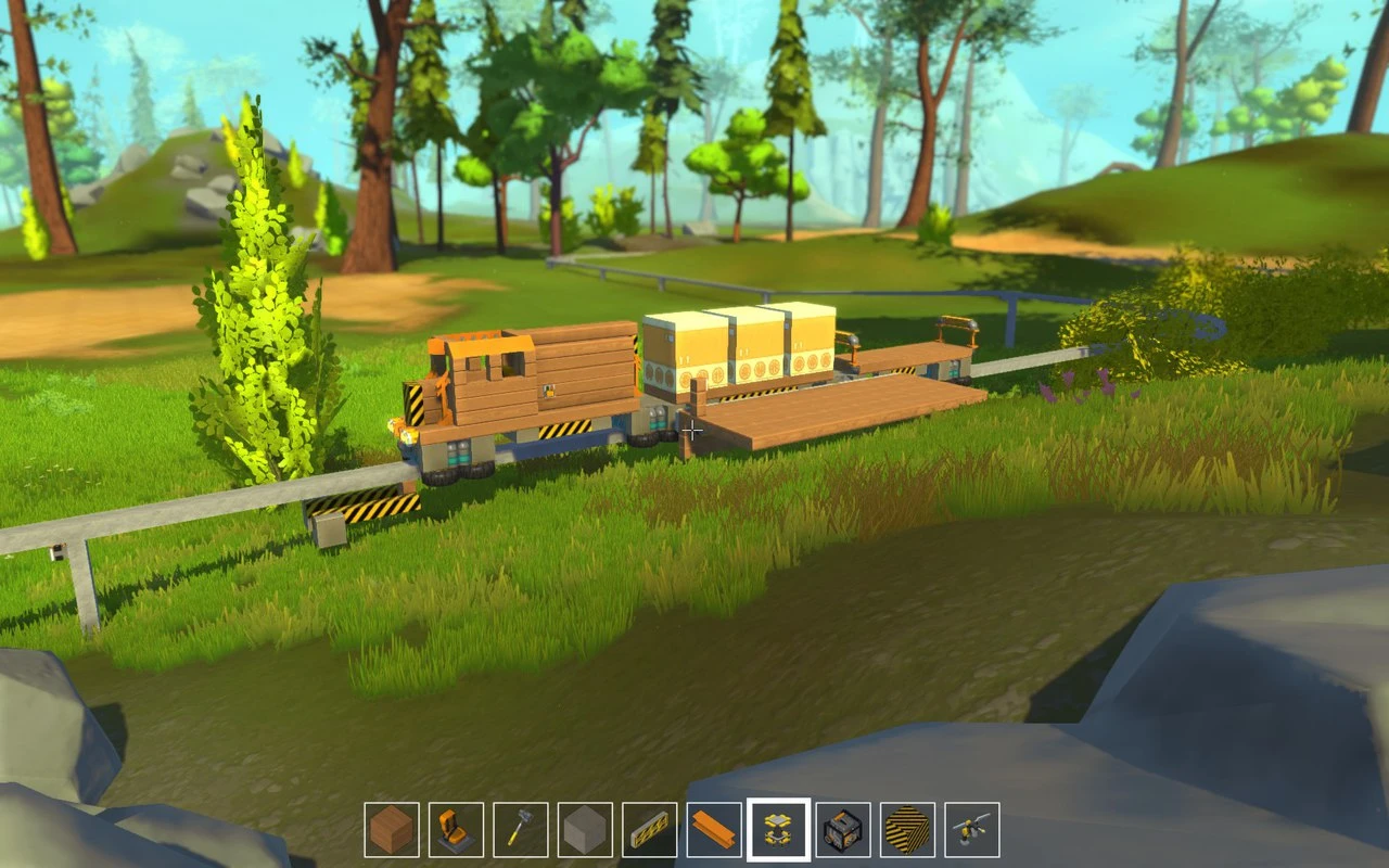 Scrap Mechanic "Поезд"