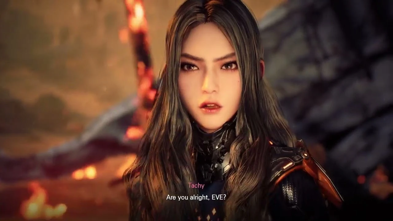 Сражения с боссами в новом геймплее Stellar Blade