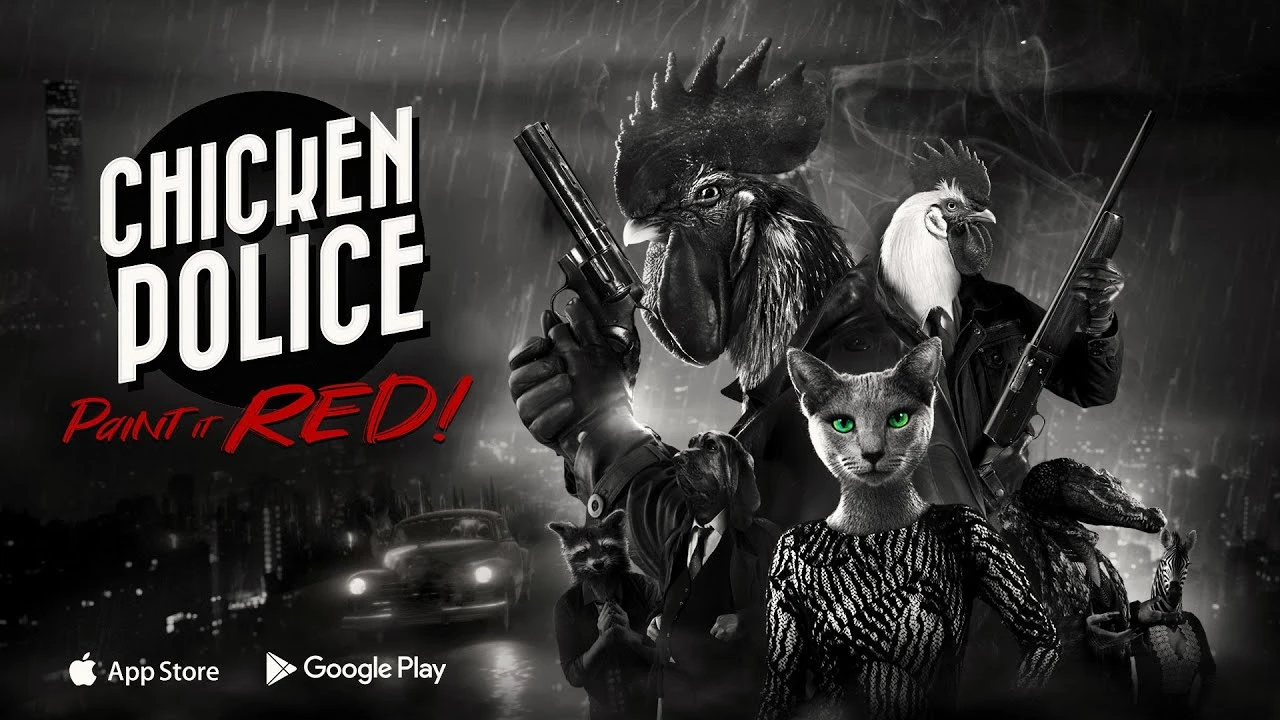 Детективный визуальный роман Chicken Police - Paint It Red вышел на Android и iOS