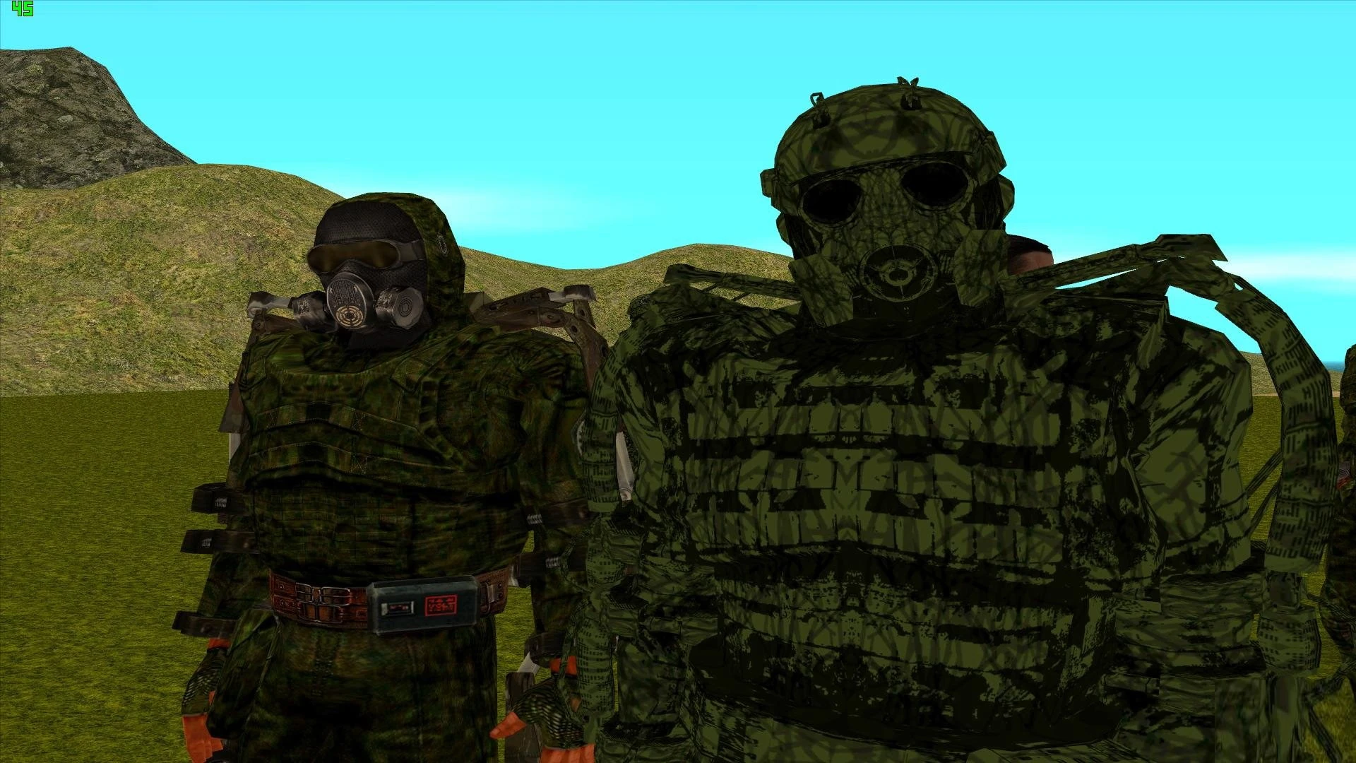 Grand Theft Auto: San Andreas "Группировка Хантеры из S.T.A.L.K.E.R."