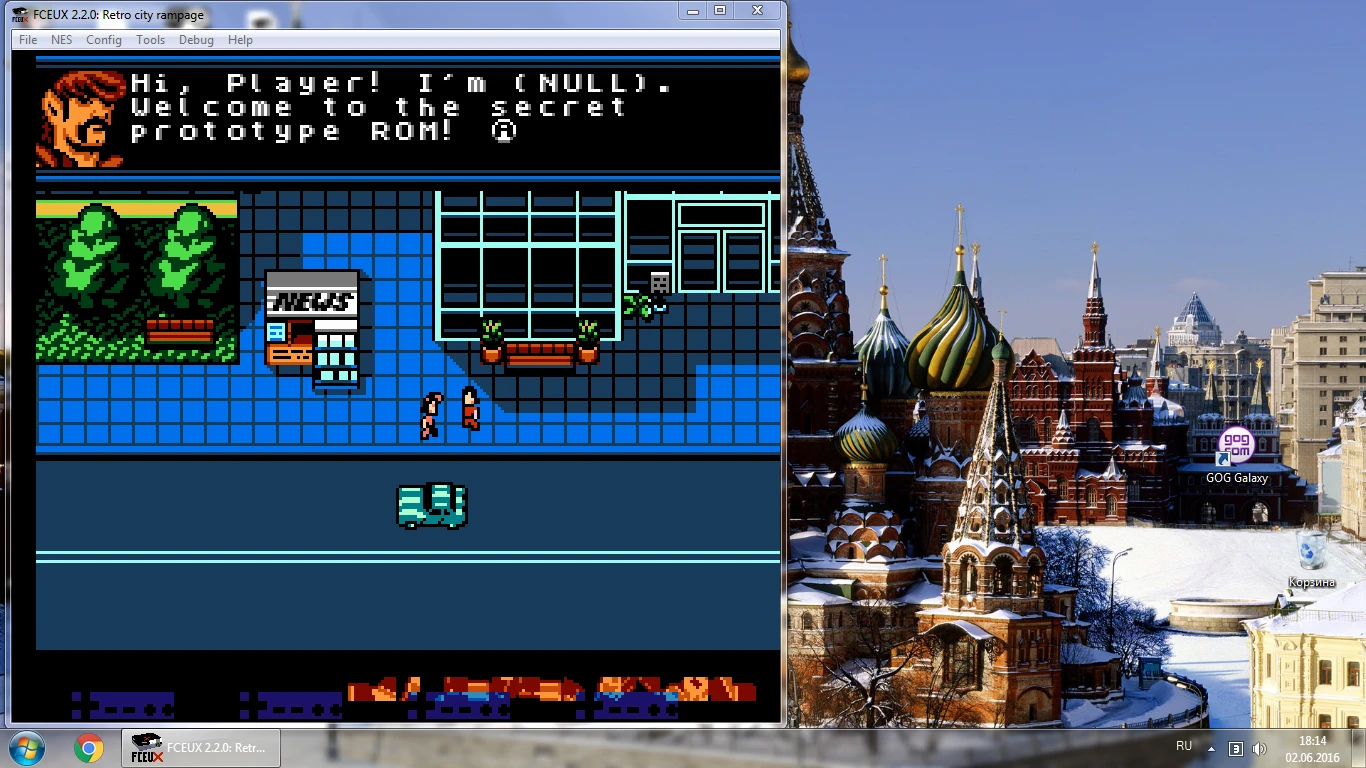 Retro City Rampage "Prototype nes rom"