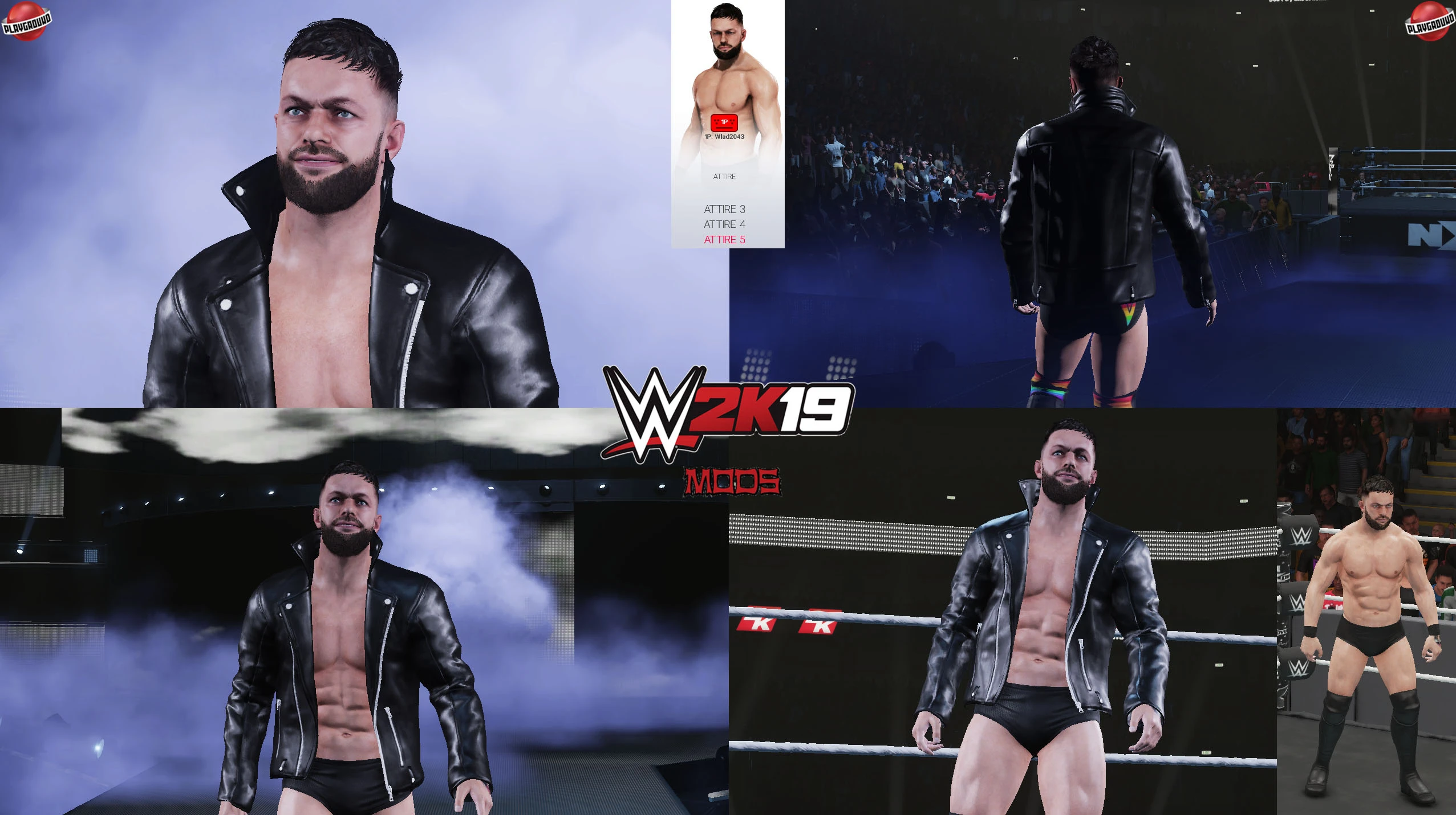 WWE 2K19 "Finn Balor 2K20 Порт Наряд Мод"