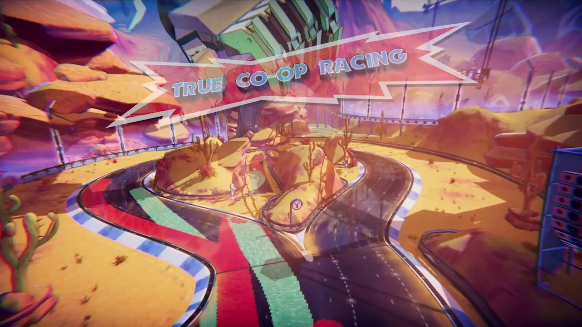 Анонсирующий трейлер гоночной аркады Trailblazers