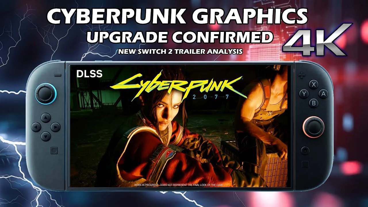 Новые кадры Cyberpunk 2077 для Nintendo Switch 2 показывают, как система может превзойти графику уровня PS4