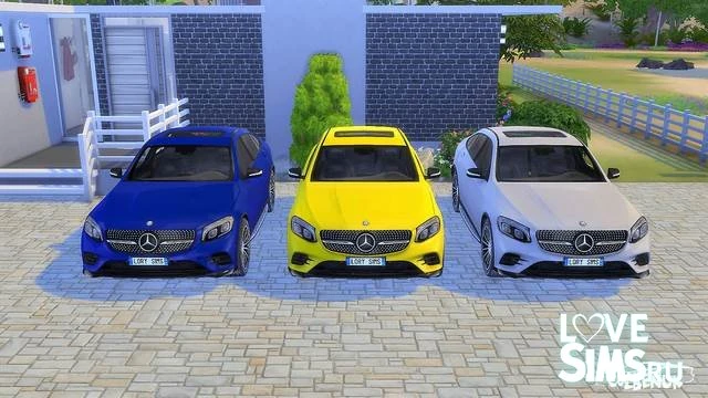 Sims 4 "Mercedes-Benz GLC Coupe от LorySims"