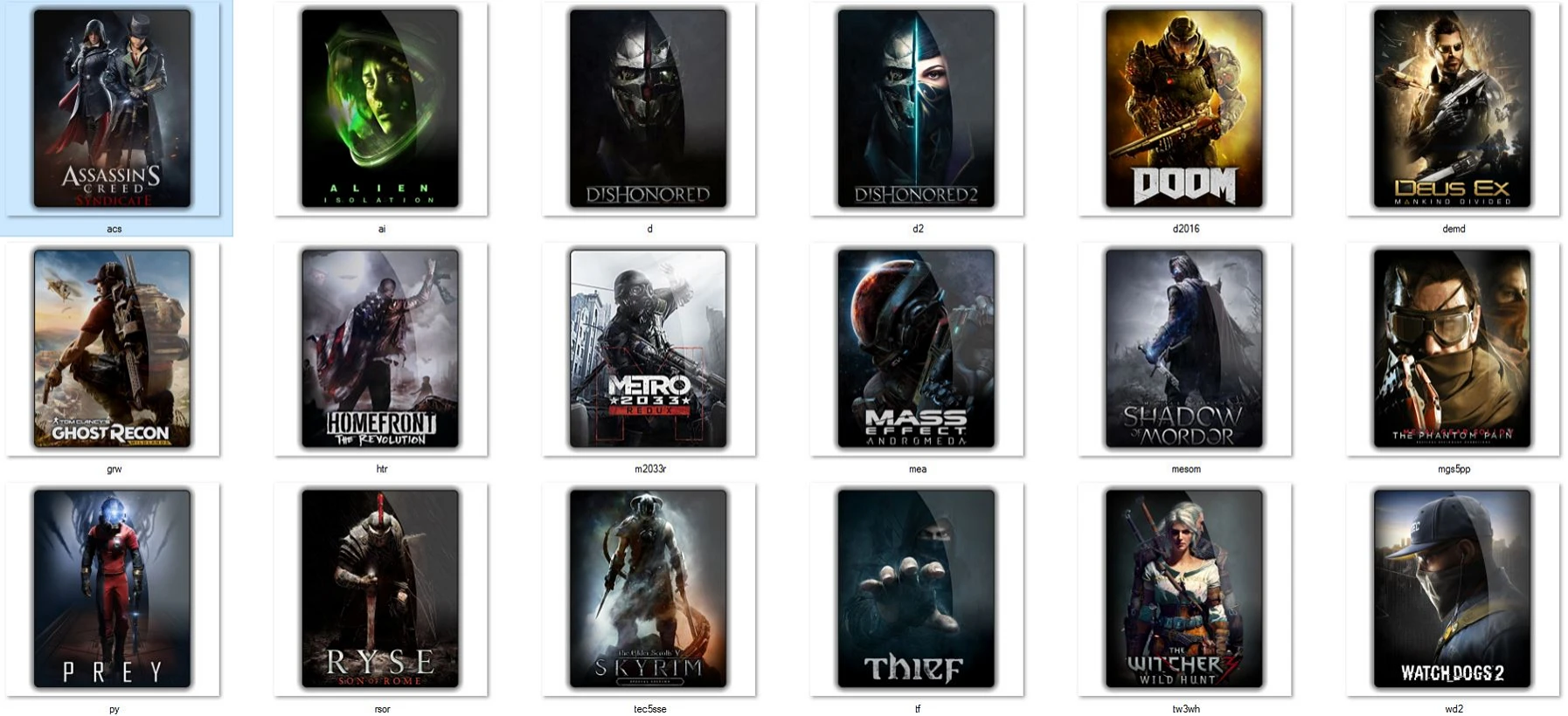 Prey (2017) "Иконки для ярлыков игр 2008-2017"