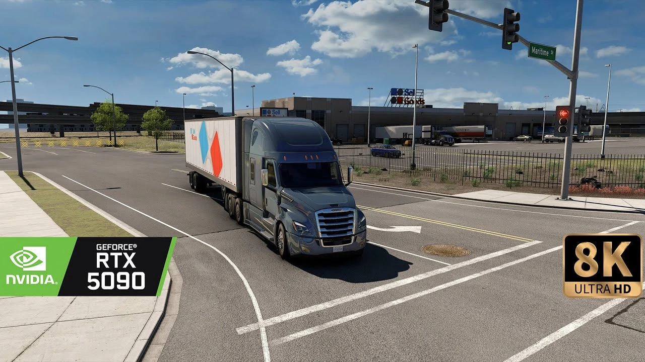 Фотореализм на хайвее: Детализированная графика American Truck Simulator с рейтрейсингом
